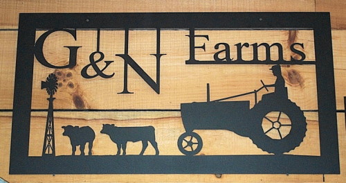 G & N Farms Sign G & N Farms Sign